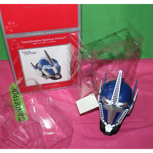 Carlton Heirloom Transformers Optimus Prime Head 063D 2013 Holiday Ornament - Picture 1 of 4